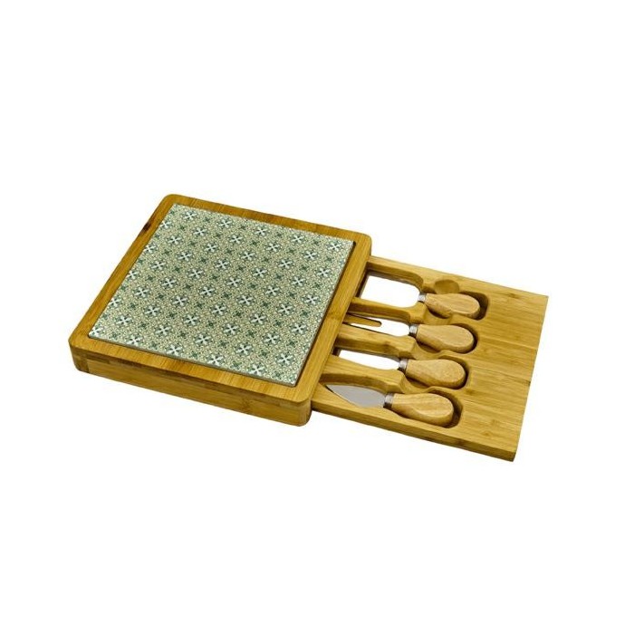 GREEN TAGLIERE BOX 4 ACCESSORI 23.5X23.5X3.5